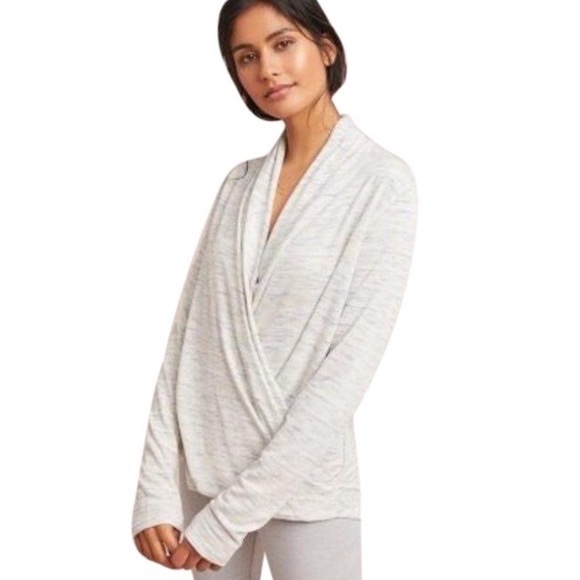 Anthropologie Saturday/Sunday Elsa Marled Wrap Top - Picture 7 of 7